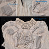 details on Edwardian Victorian blouse