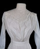 Antique white dress detail