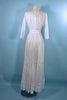 Edwardian white dress back