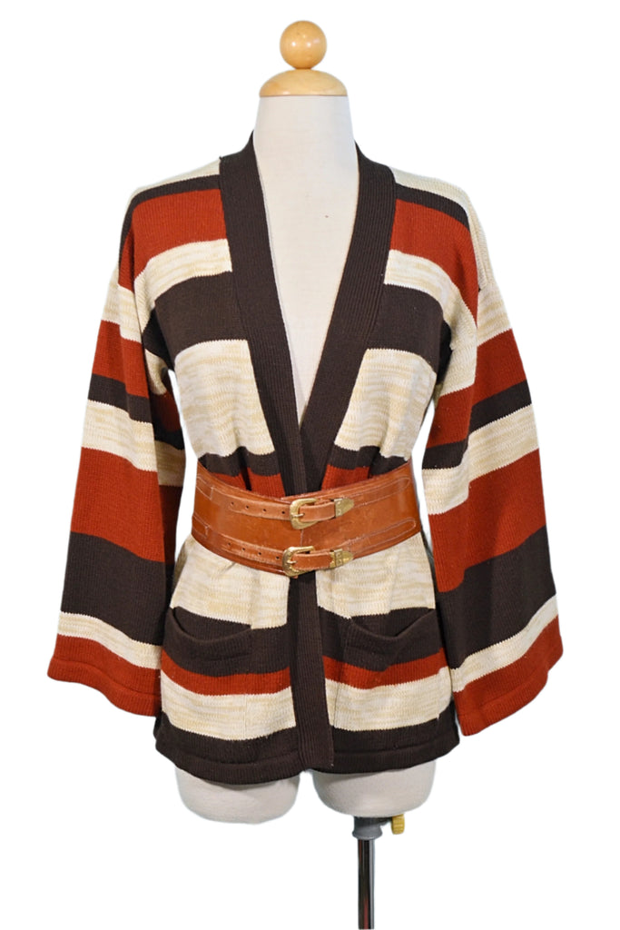 VTG 70s sweater with separate belt