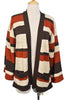 vintage 70s striped cardigan sweater