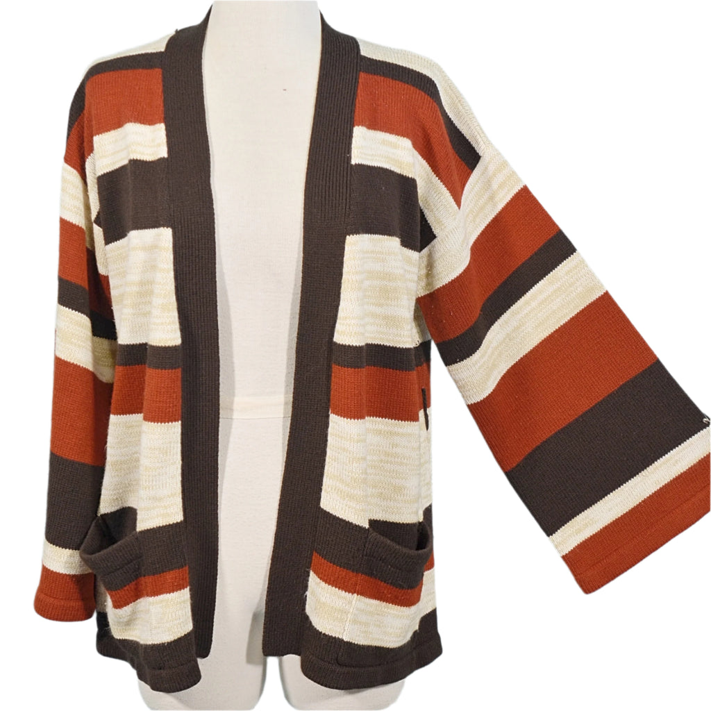 bell sleeve 70s cardigan by Kenny Classics