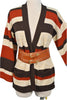 add a belt 70s cardigan