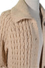 vintage handknit sweater details