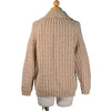 vintage handknit sweater back