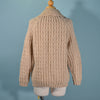 vintage handknit sweater back