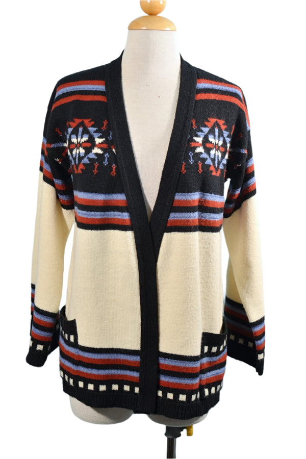 vintage Southwestern cardigan sweater