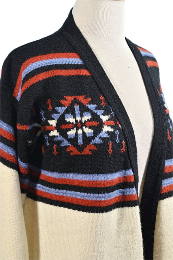 detail vintage southwestern sweater